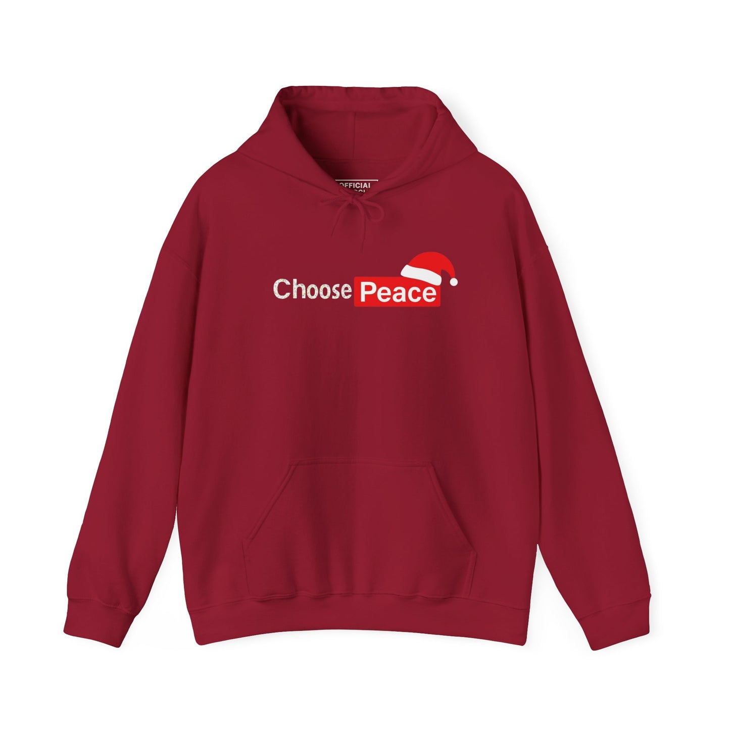 Christmas choose peace hoodie