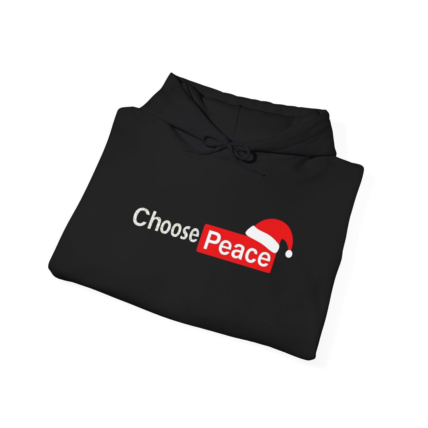 Christmas choose peace hoodie