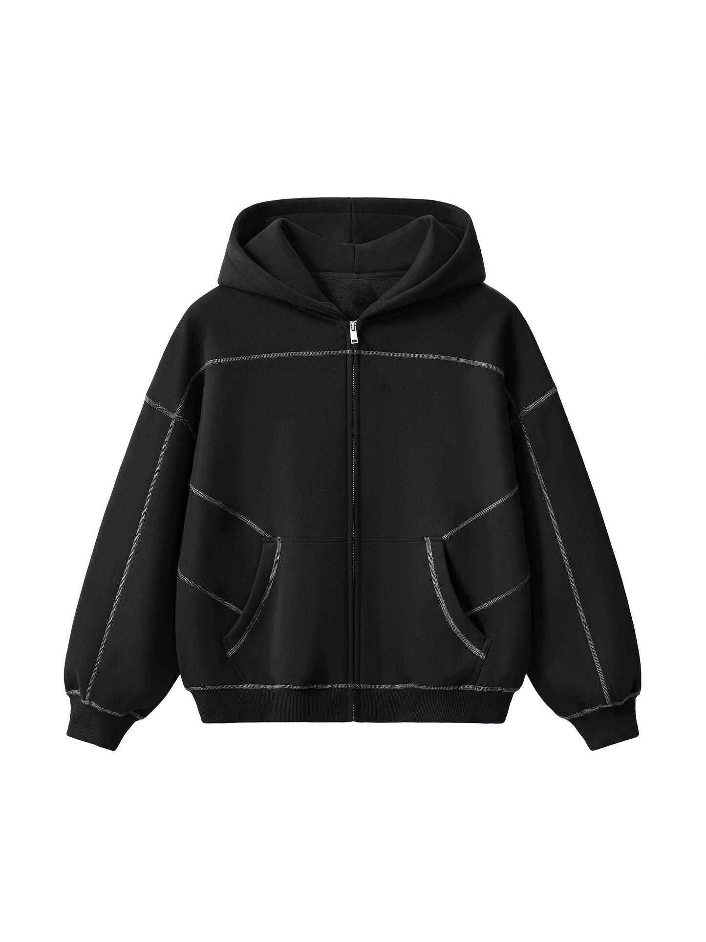 Standpoint sweatsuit boxy zip up hoodie